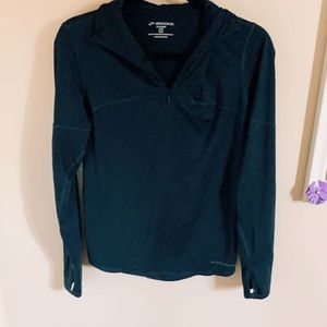 Brooks dark blue quarter zip